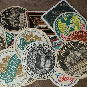 large collection of oregon beer mats